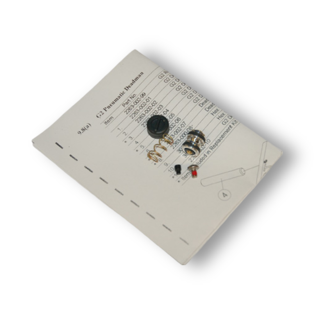 Replacement Parts Kit, G2 Deadman, Axxiom Manufacturing