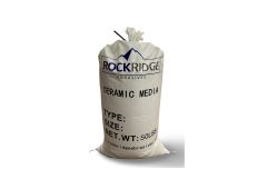 Cylindrical Wedge Shaped Ceramic Tumbling Media, Medium-cut, 15 x 15, RockRidge, 50 lb bag