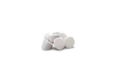 Cylindrical Wedge Shaped Ceramic Tumbling Media, High Cut, RockRidge, 50 lb bag
